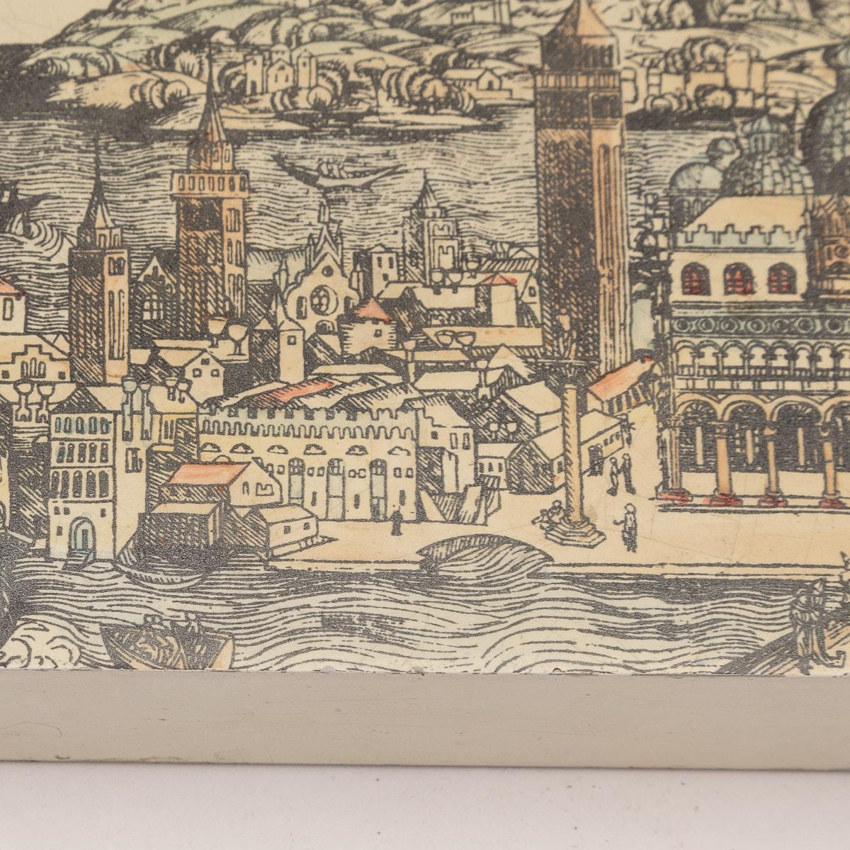 Beautiful Matchbox / Trinket Box By Piero Fornasetti, Italy, c.1960/70's For Sale 3