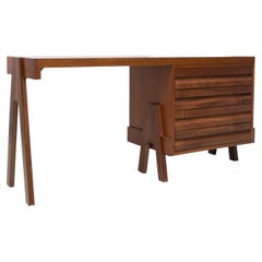 Vintage Beautiful Angelo Mangiarotti Teak Desk, 1952