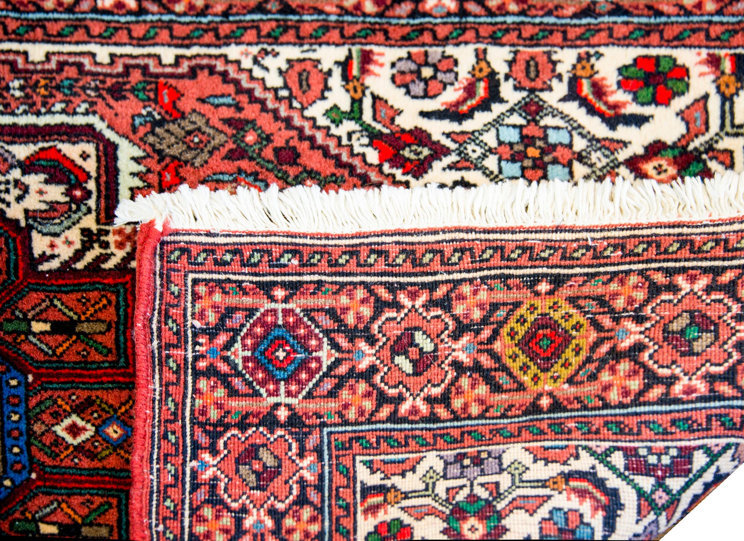 Wool Beautiful Mid-20th Century Bidjar Rug For Sale