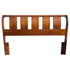 Beautiful Mid-Century Bent Wood Headboard Queen Size