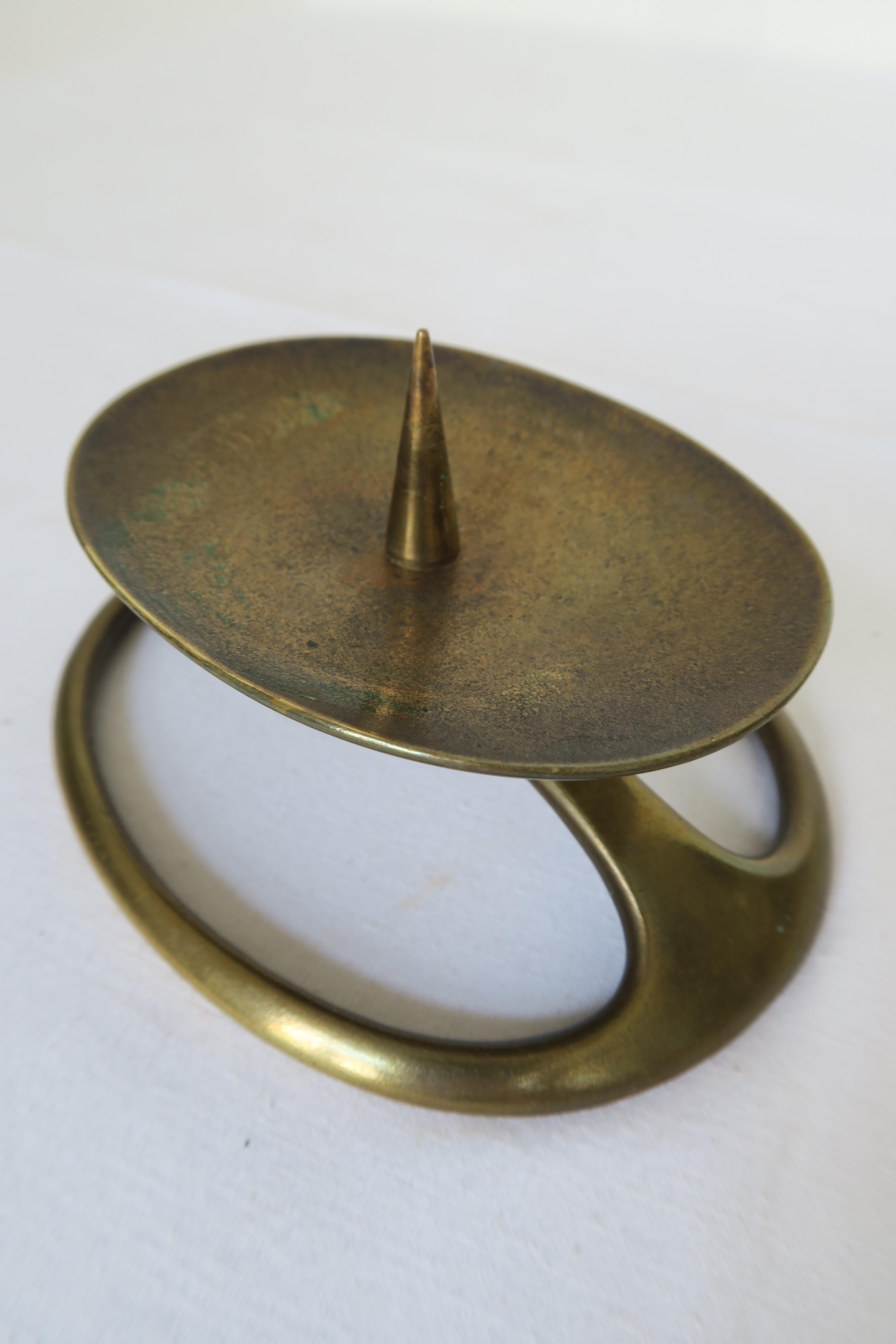 carl aubock candle holder