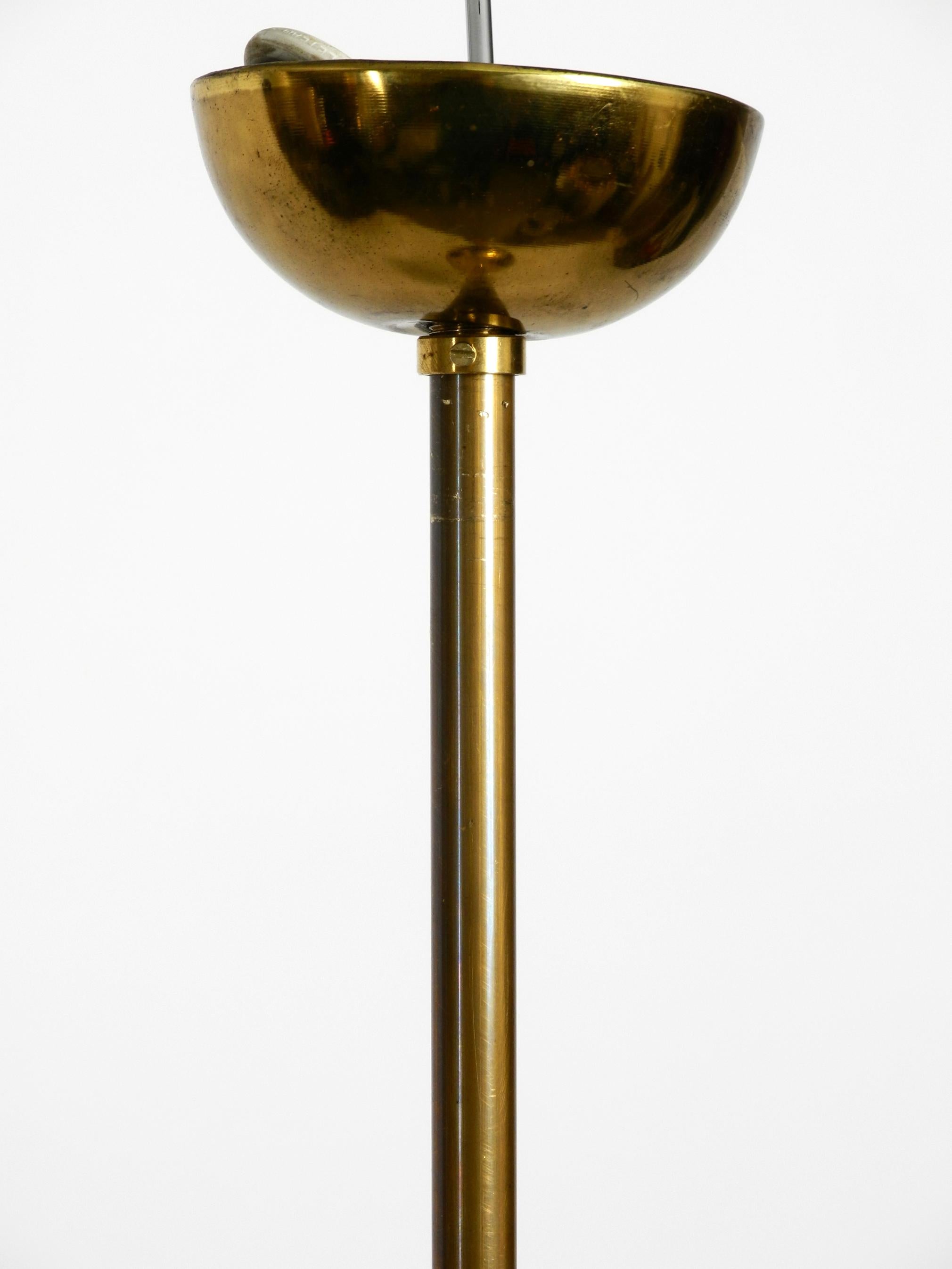 Beautiful Mid Century Brass Ceiling Lamp from the Vereinigte Werkstätten For Sale 4