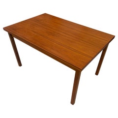 Beautiful Mid century Danish Modern Teak extension dining table Furbo