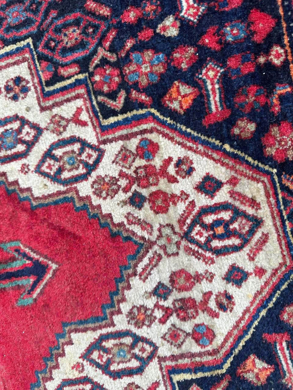 Beautiful mid century Fine Bijar Rug For Sale 3