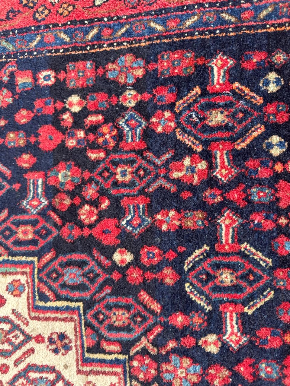 Beautiful mid century Fine Bijar Rug For Sale 4