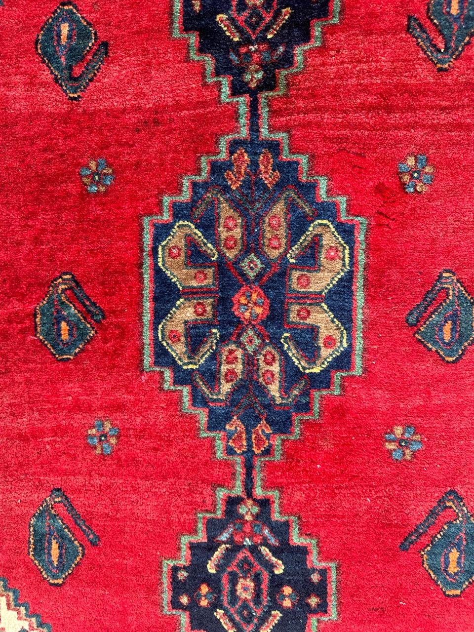 Wool Beautiful mid century Fine Bijar Rug For Sale