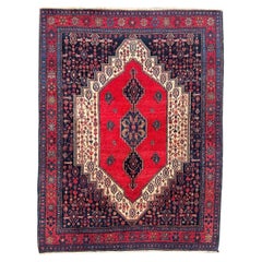Beautiful mid century Fine Bijar Rug
