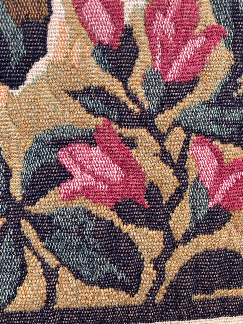 Bobyrug's Beautiful Mid Century French Jaquar Tapestry im Angebot 8