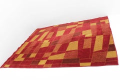 Beautiful Midcentury Geometric Carpet or Rug