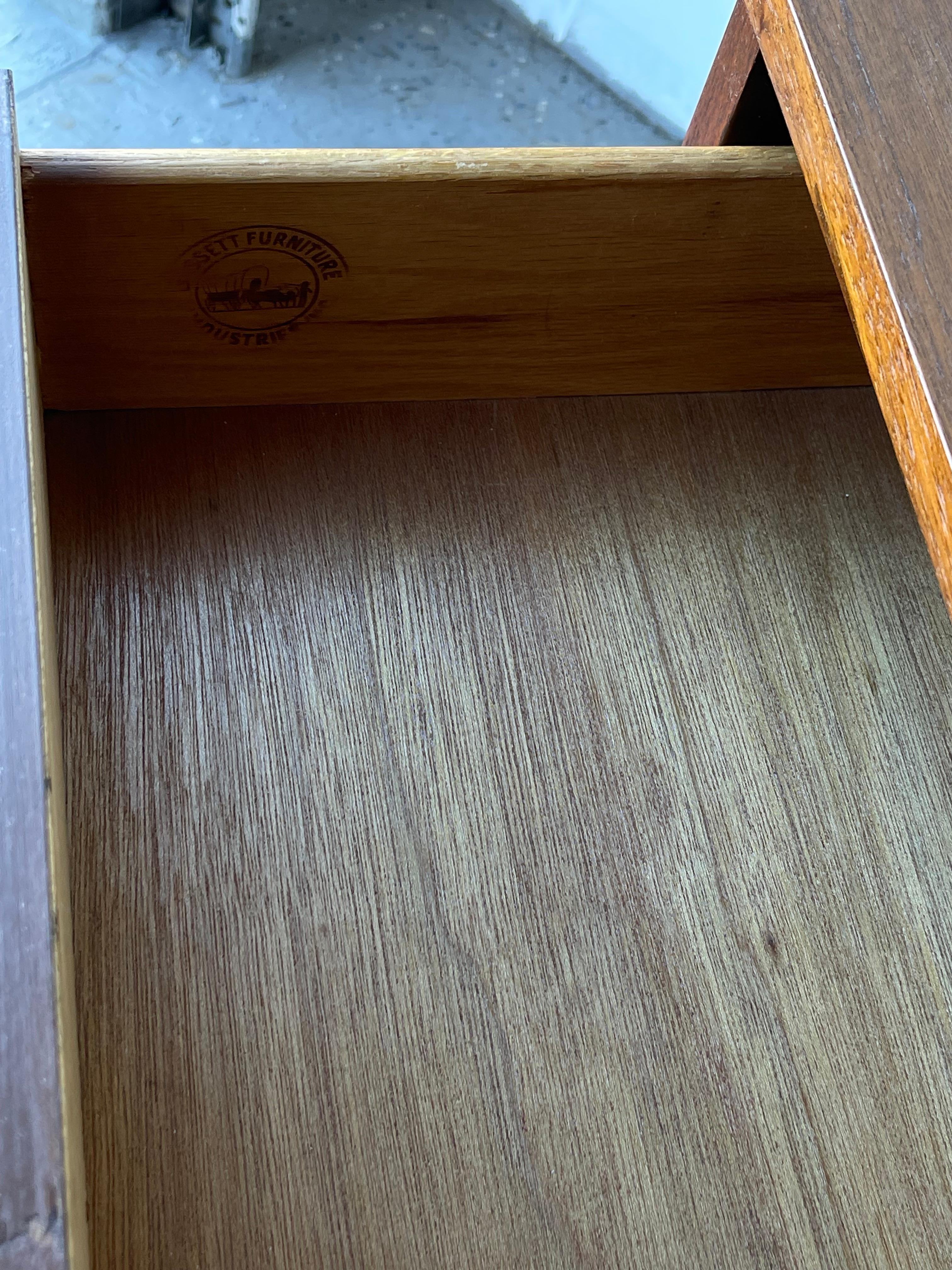 Beautiful Mid-Century Modern Bassett Low-Boy Dresser 1
