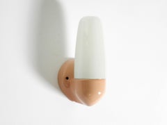Beautiful Mid Century Modern glass ceramic wall lamp by Wagenfeld