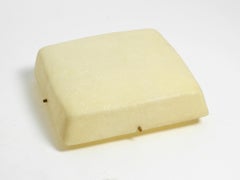 Beautiful Mid Century Modern square fiberglass ceiling or wall lamp