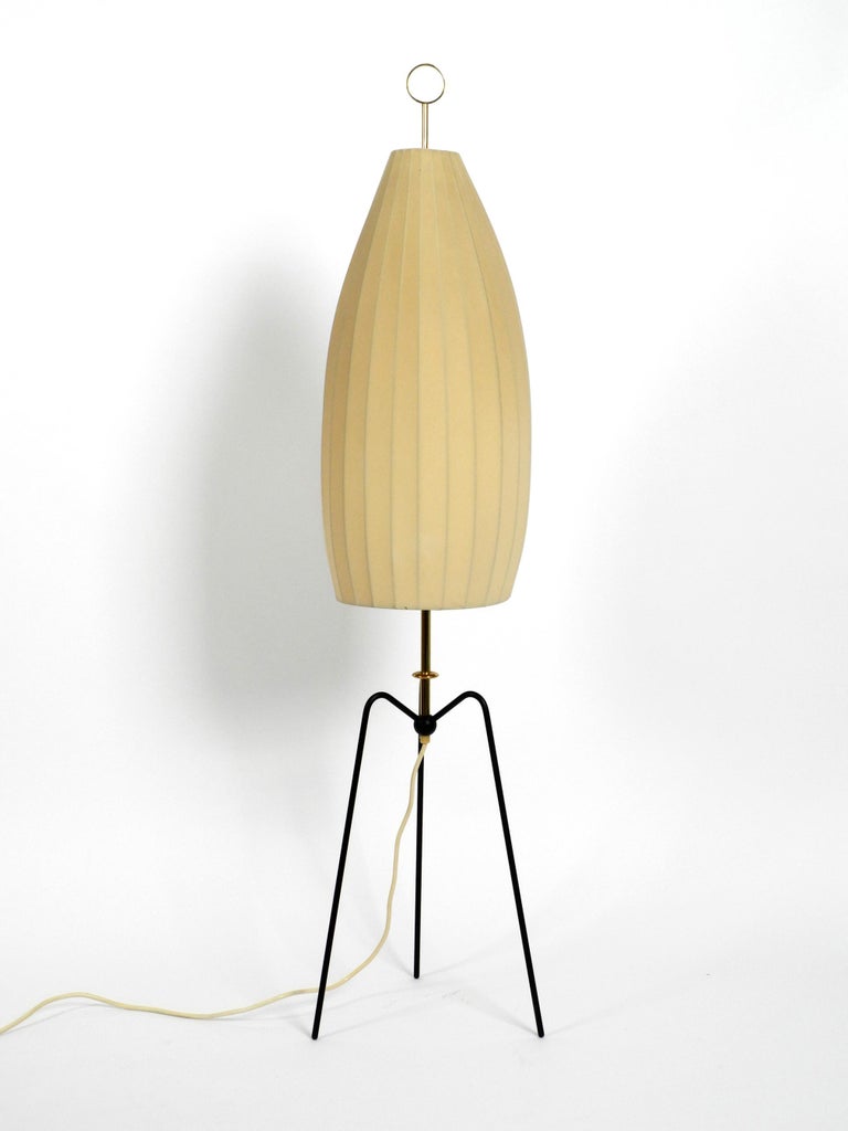 Beautiful Mid-Century Modern Tripod Floor Lamp with Large ...