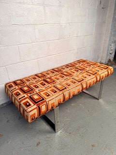 Beautiful Mid-Century Modern Upholstered Bench