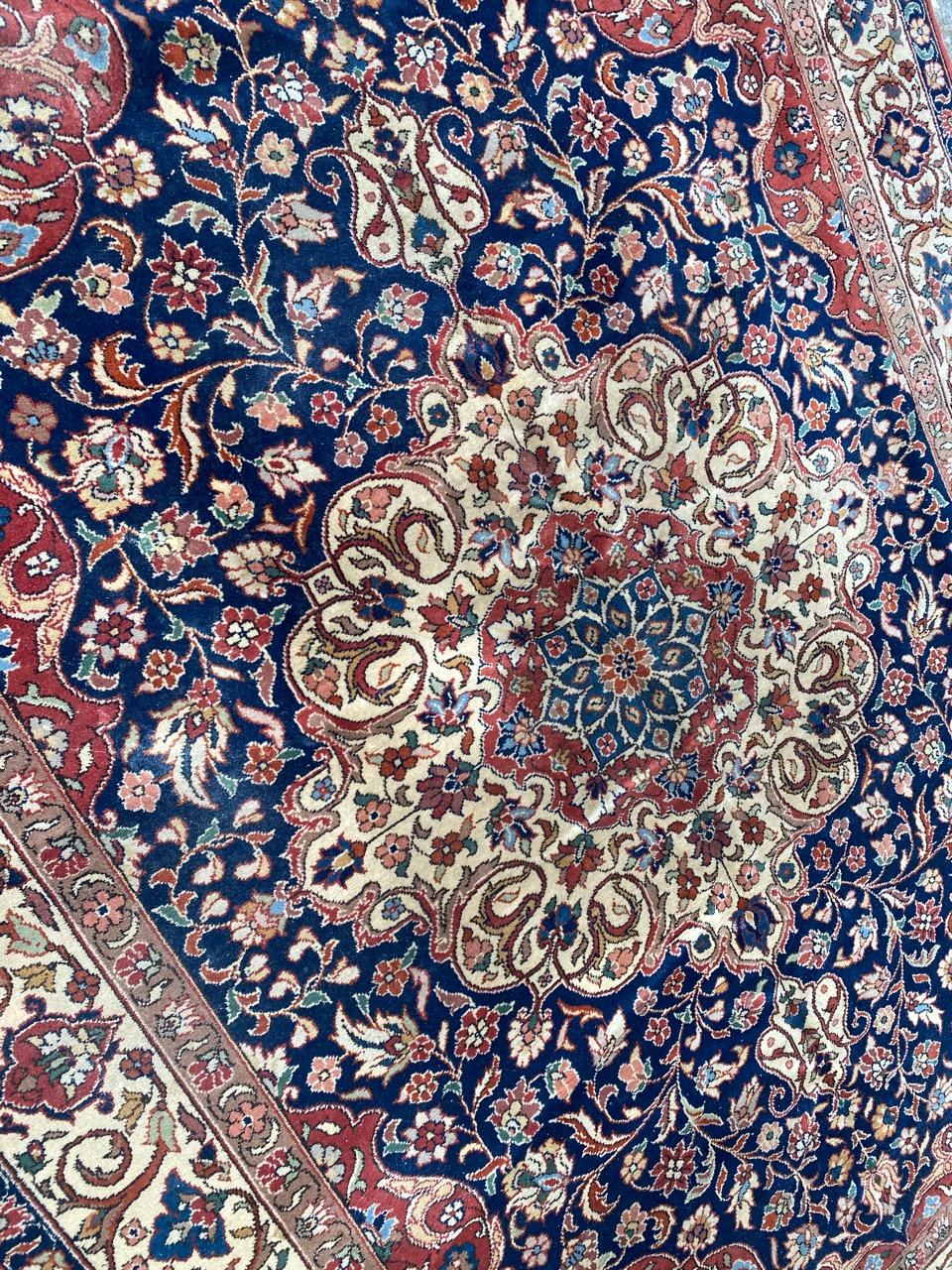Hand-Knotted Beautiful Mid Century Transylvanian Rug For Sale