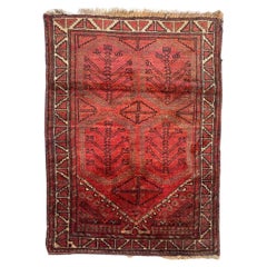 Beautiful Mid-Century Turkmen Baluch Rug