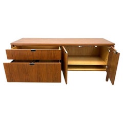 Beautiful Mid century Walnut Credenza Cabinet by Florence knoll