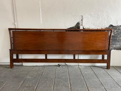 Beautiful Mid-Century Walnut King Bed Headboard