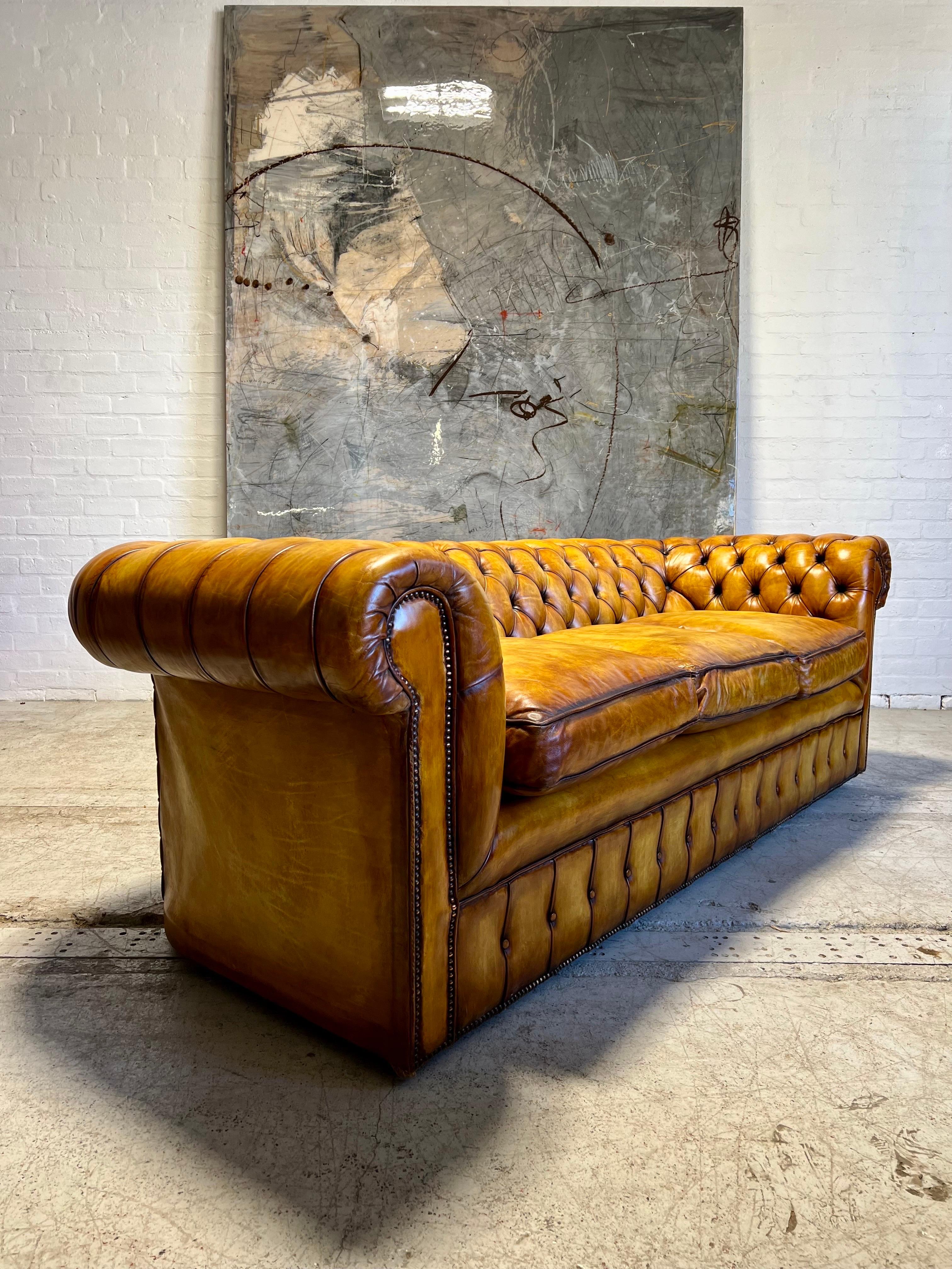 As a LAPADA dealer I always have a large stock of Chesterfield sofas and chairs ranging from early 19thC through to present day. We also craft our own Signature Collection in-house.

This particular Chesterfield is a truly beautiful piece!

It