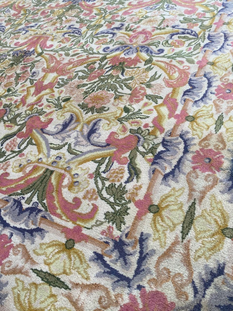 Beautiful Midcentury French Rug 9