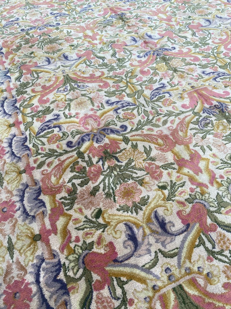 Beautiful Midcentury French Rug 11