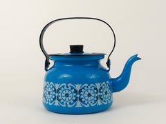 Kaj Franck Mid-Century Enamel Tea Pot Kettle, Finel Arabia, Finland