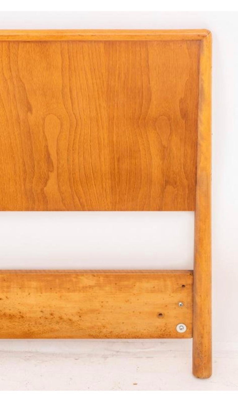 Beautiful MidCentury RobsjohnGibbings Blonde Maple King Headboard for