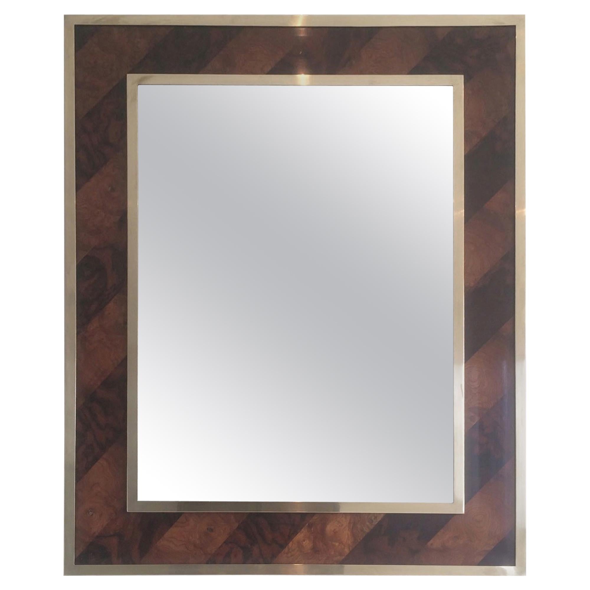 Dutch Walnut Marquetry Mirror at 1stDibs