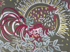 Beautiful Modern 20th Century French Needlepoint Tapestry