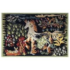 Beautiful Modern 20th Century French Needlepoint Tapestry