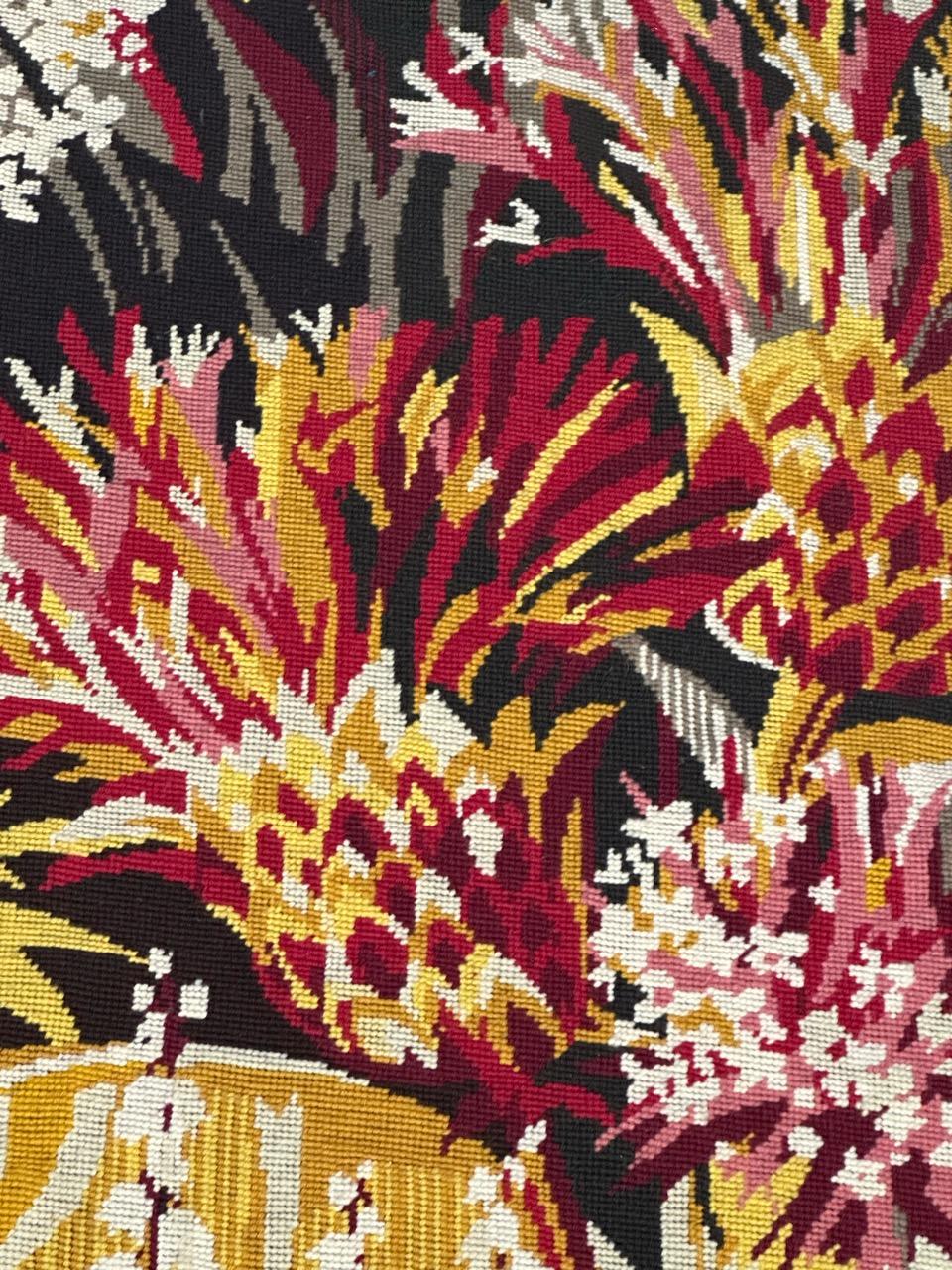 Schöne moderne französische Nadelspitze des 20. Jahrhunderts 