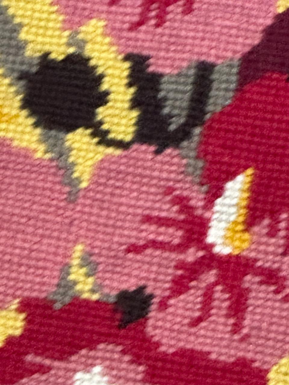 Schöne moderne französische Nadelspitze des 20. Jahrhunderts 