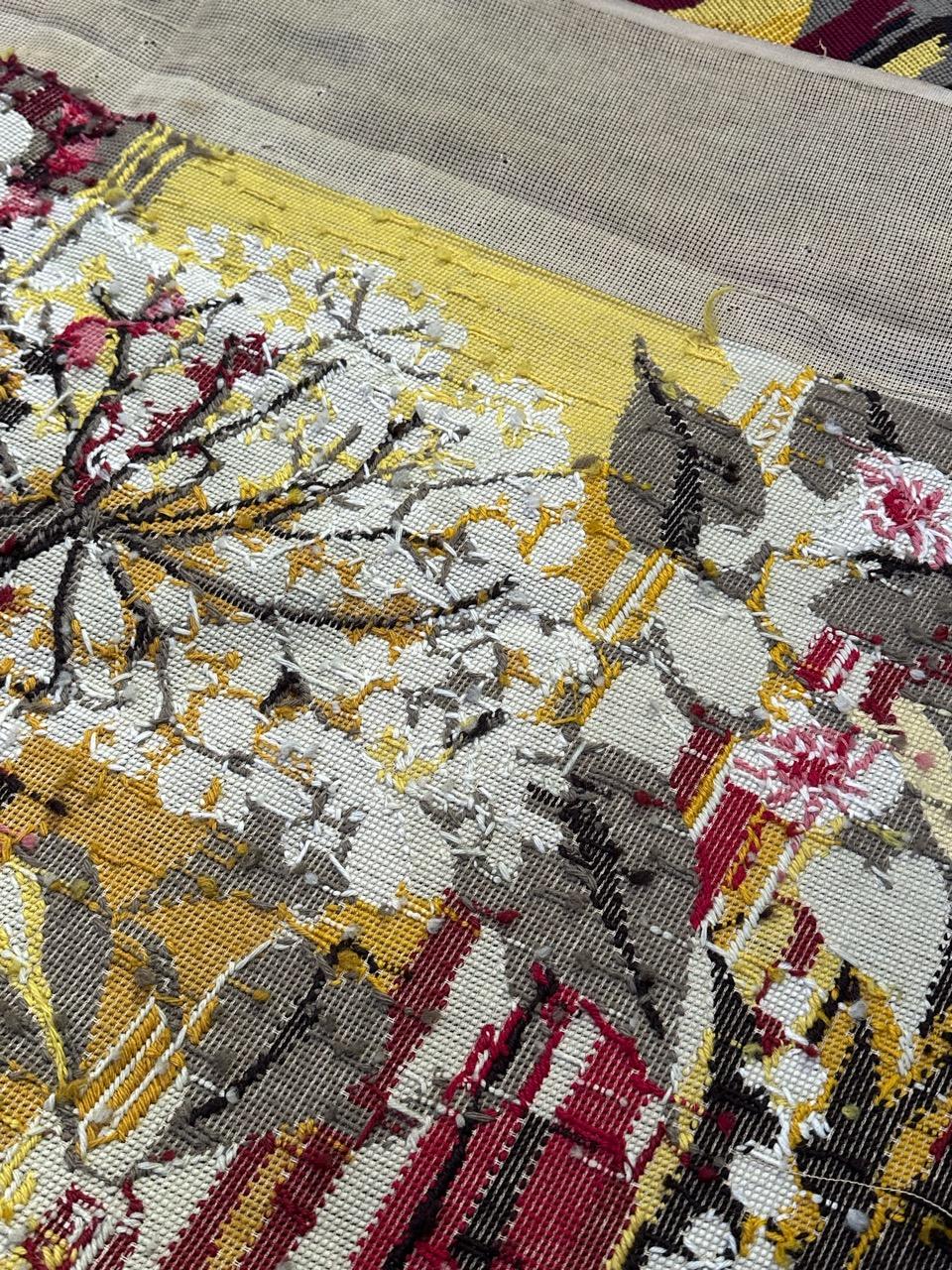 Schöne moderne französische Nadelspitze des 20. Jahrhunderts 