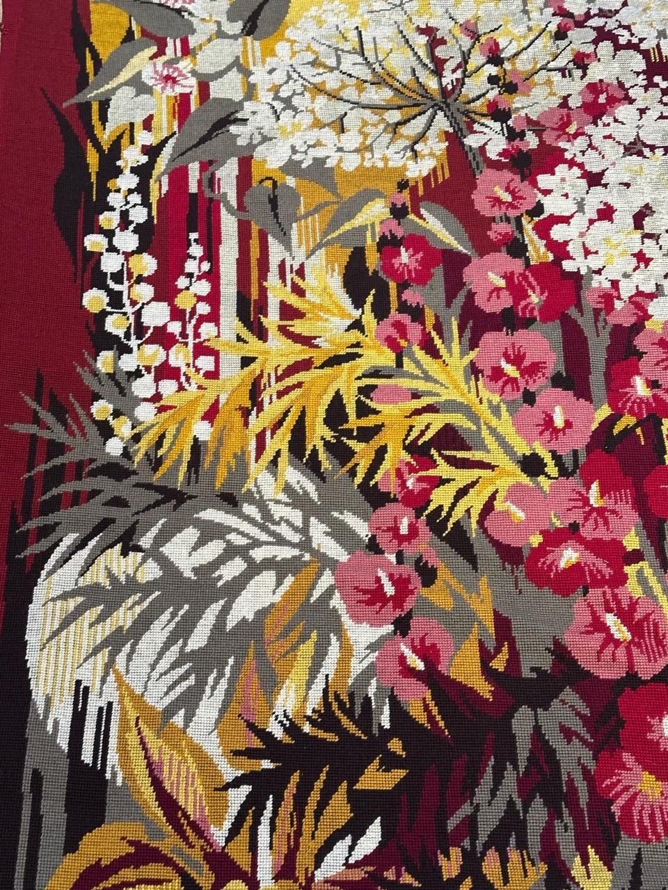 Schöne moderne französische Nadelspitze des 20. Jahrhunderts 