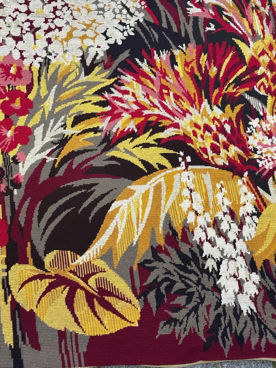 Schöne moderne französische Nadelspitze des 20. Jahrhunderts 