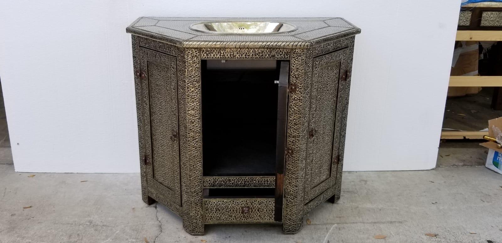 Beautiful Moroccan Silver Vanity Sink 1