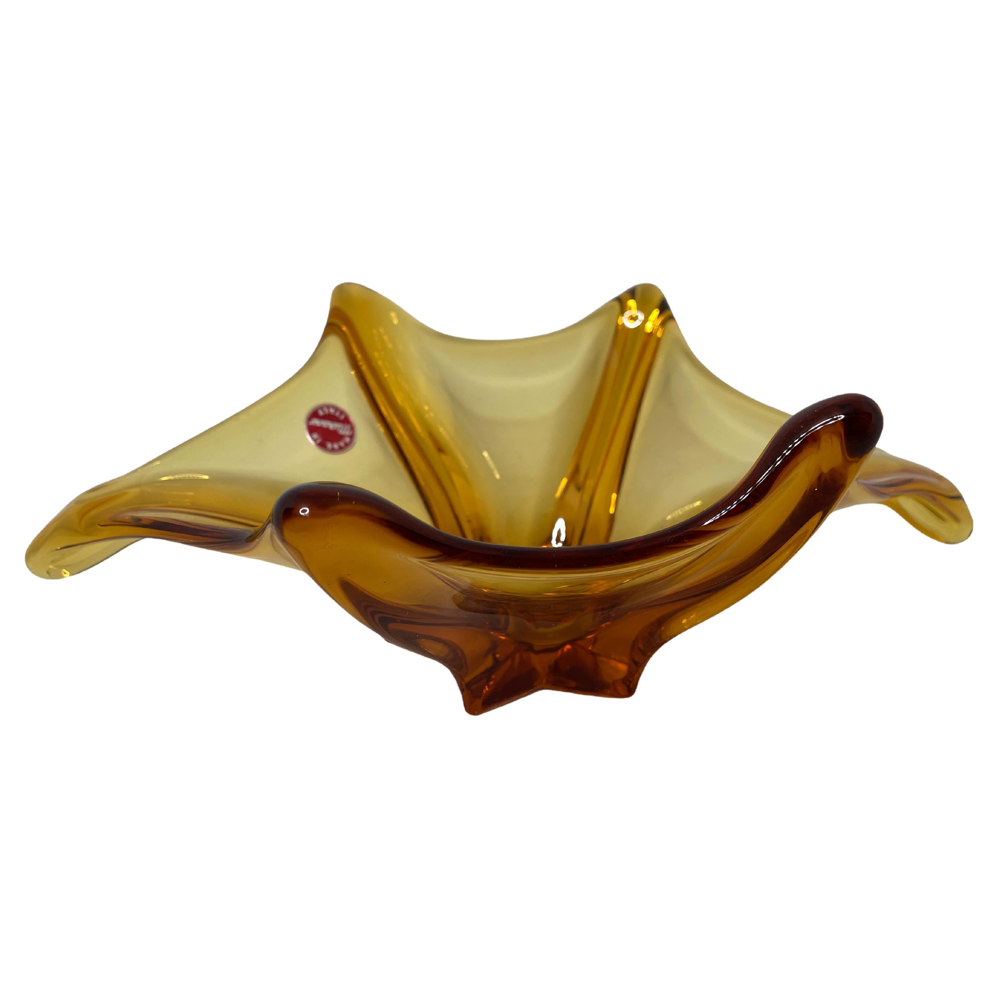 Murano Glass Sommerso Bowls and Baskets