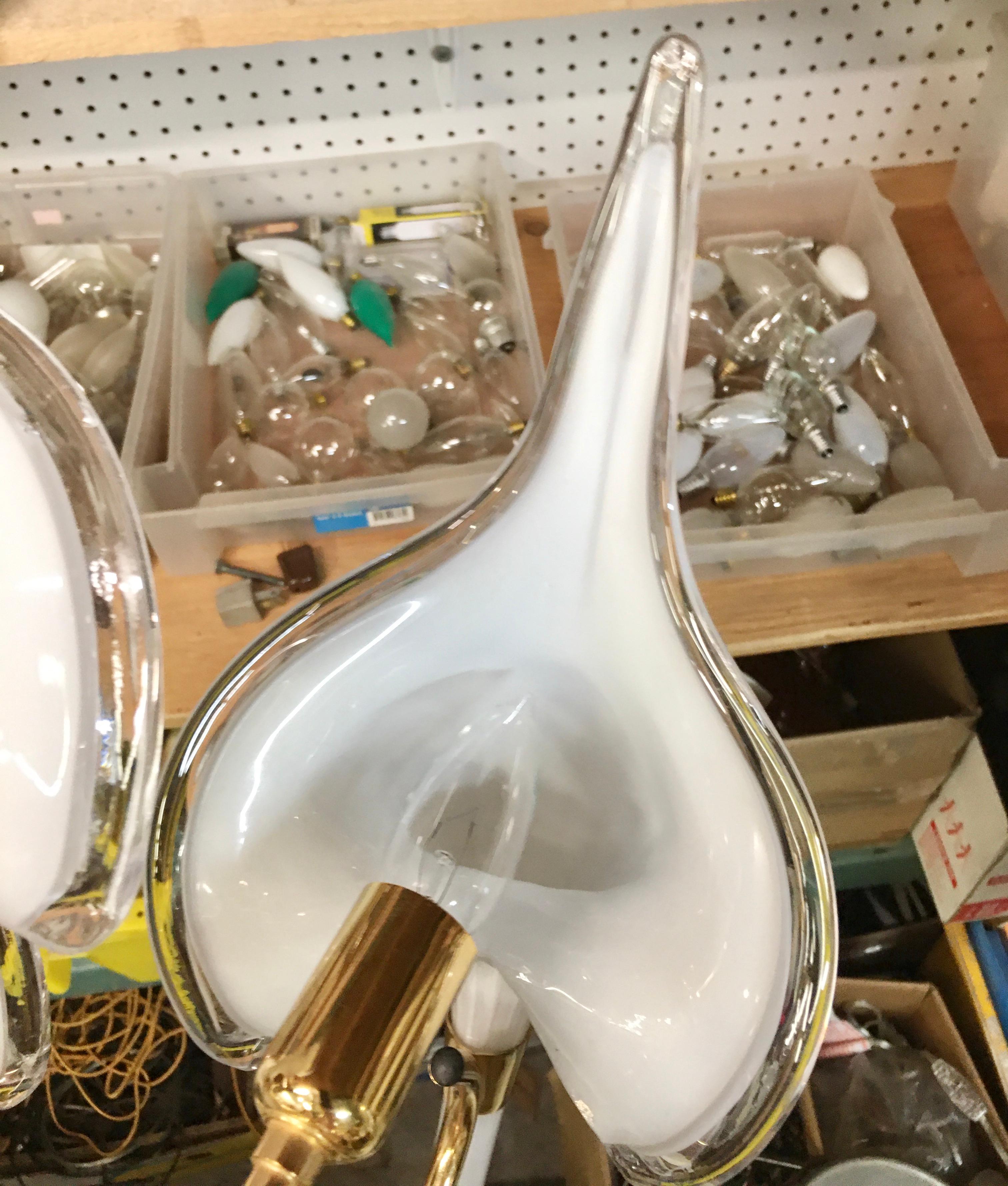 Beautiful Murano Calla Lily Chandelier by Franco Luce For Sale 6