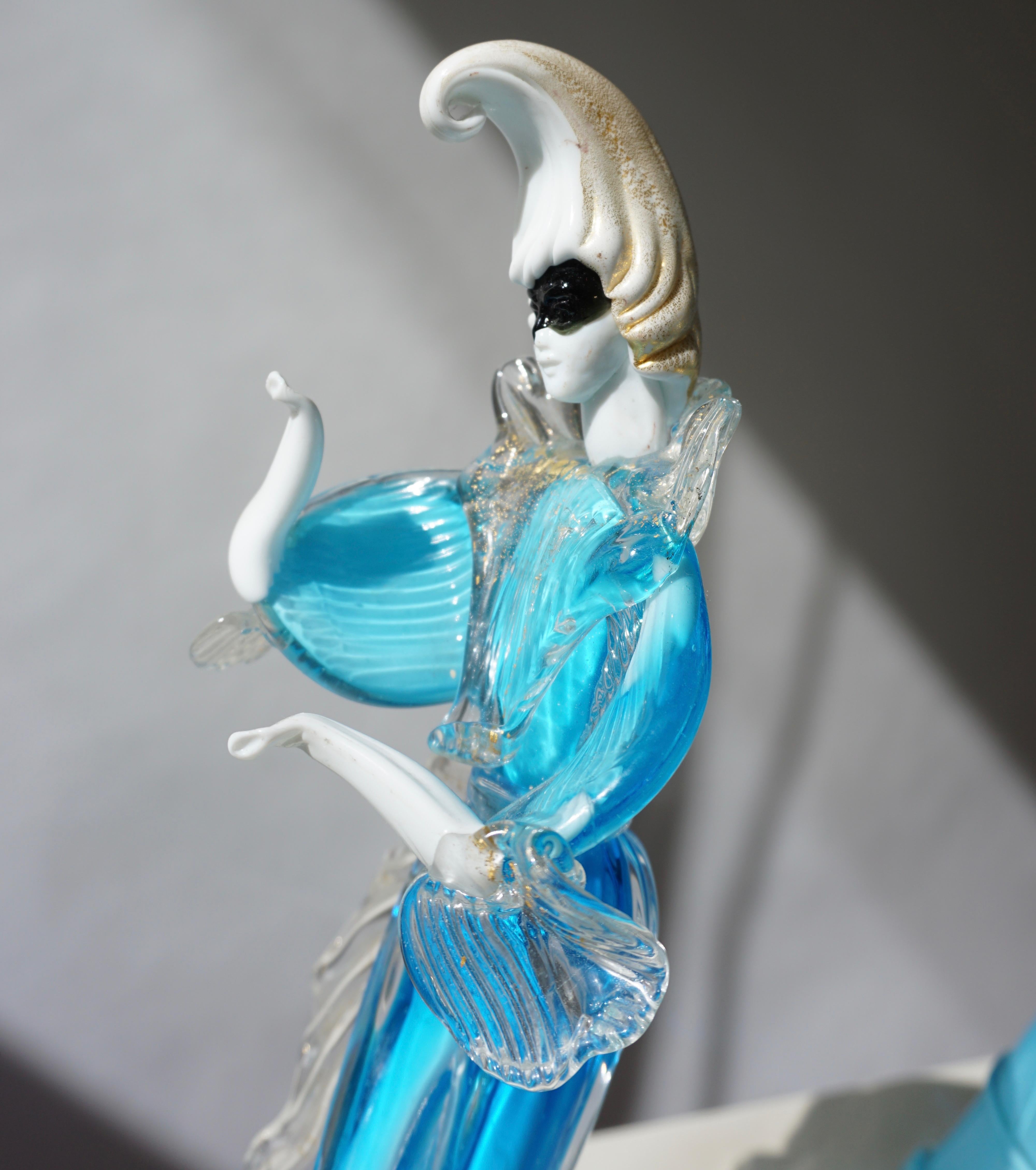 One Murano Glass Carnival Lady Dancer 2