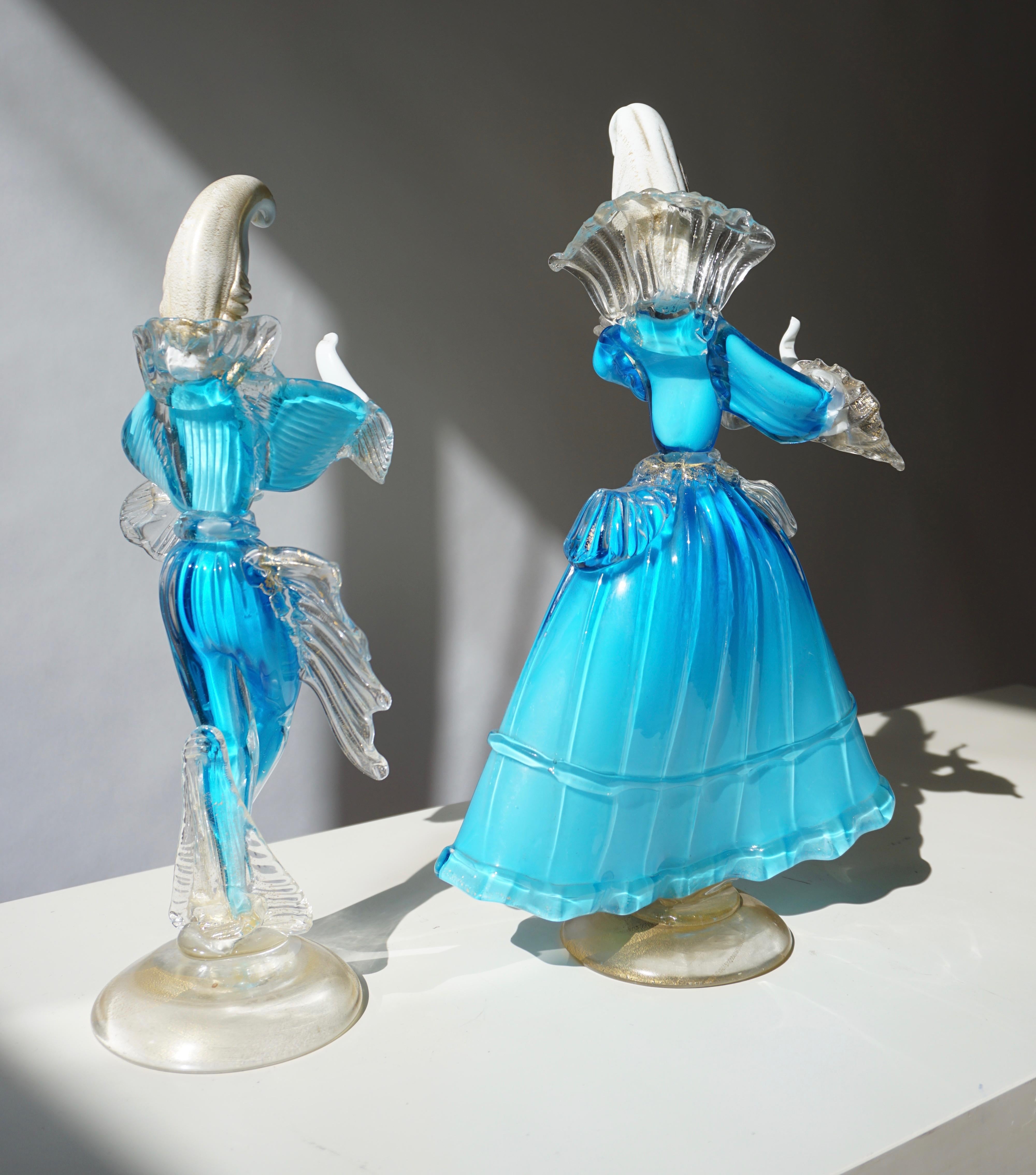 One Murano Glass Carnival Lady Dancer 7