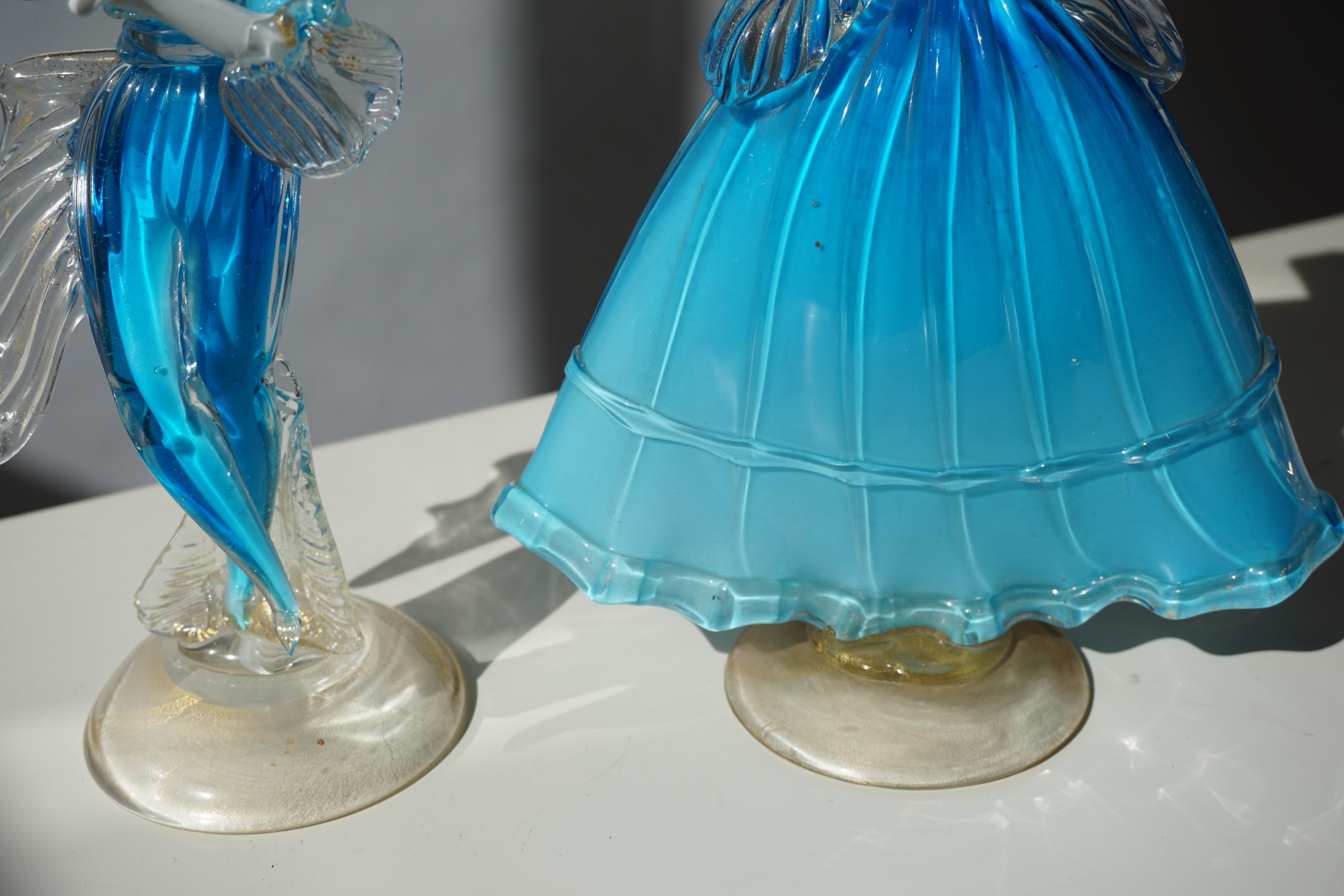 One Murano Glass Carnival Lady Dancer 8