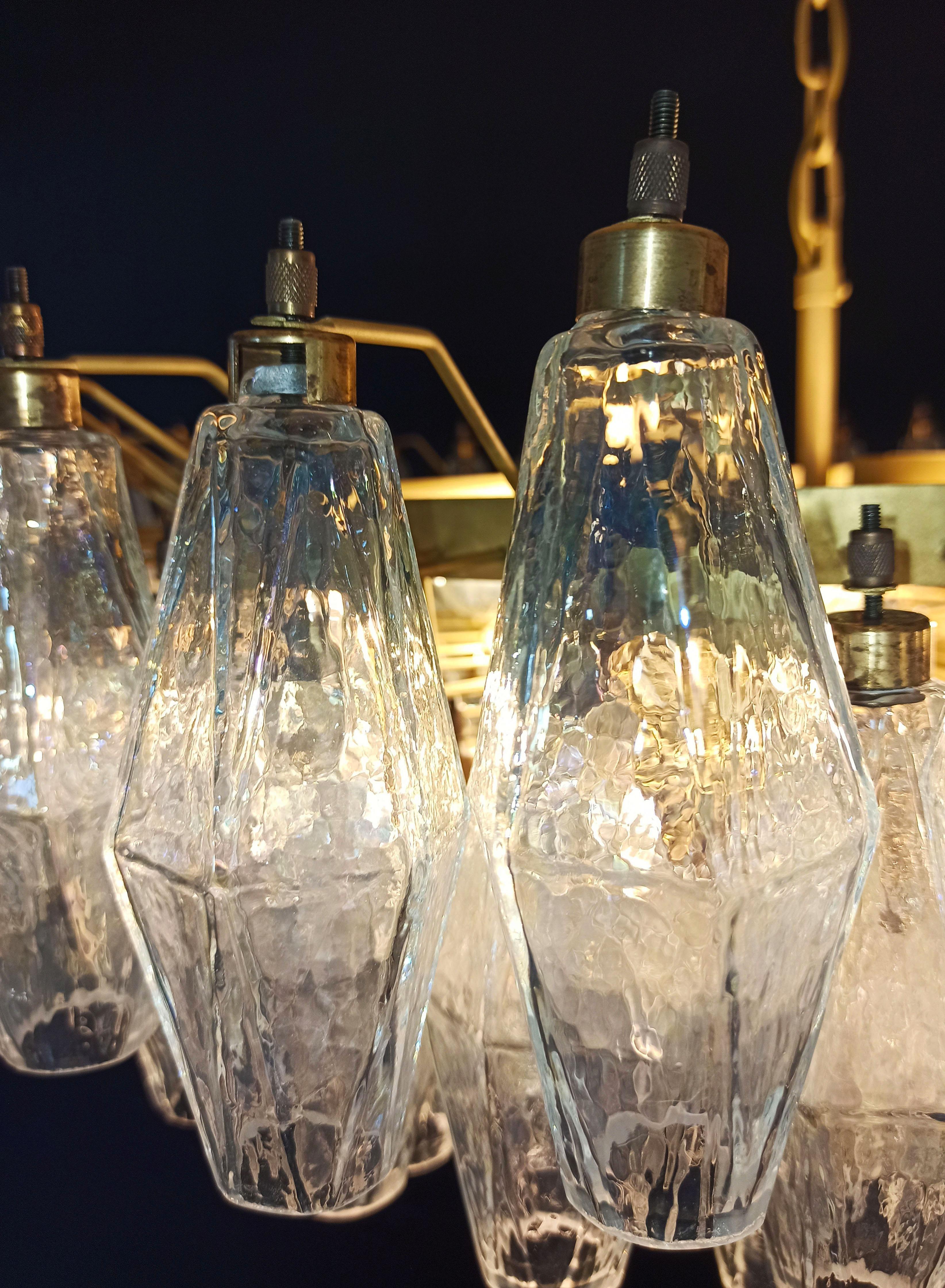 Beautiful Murano glass Chandelier - 185 iridescent glasses For Sale 3