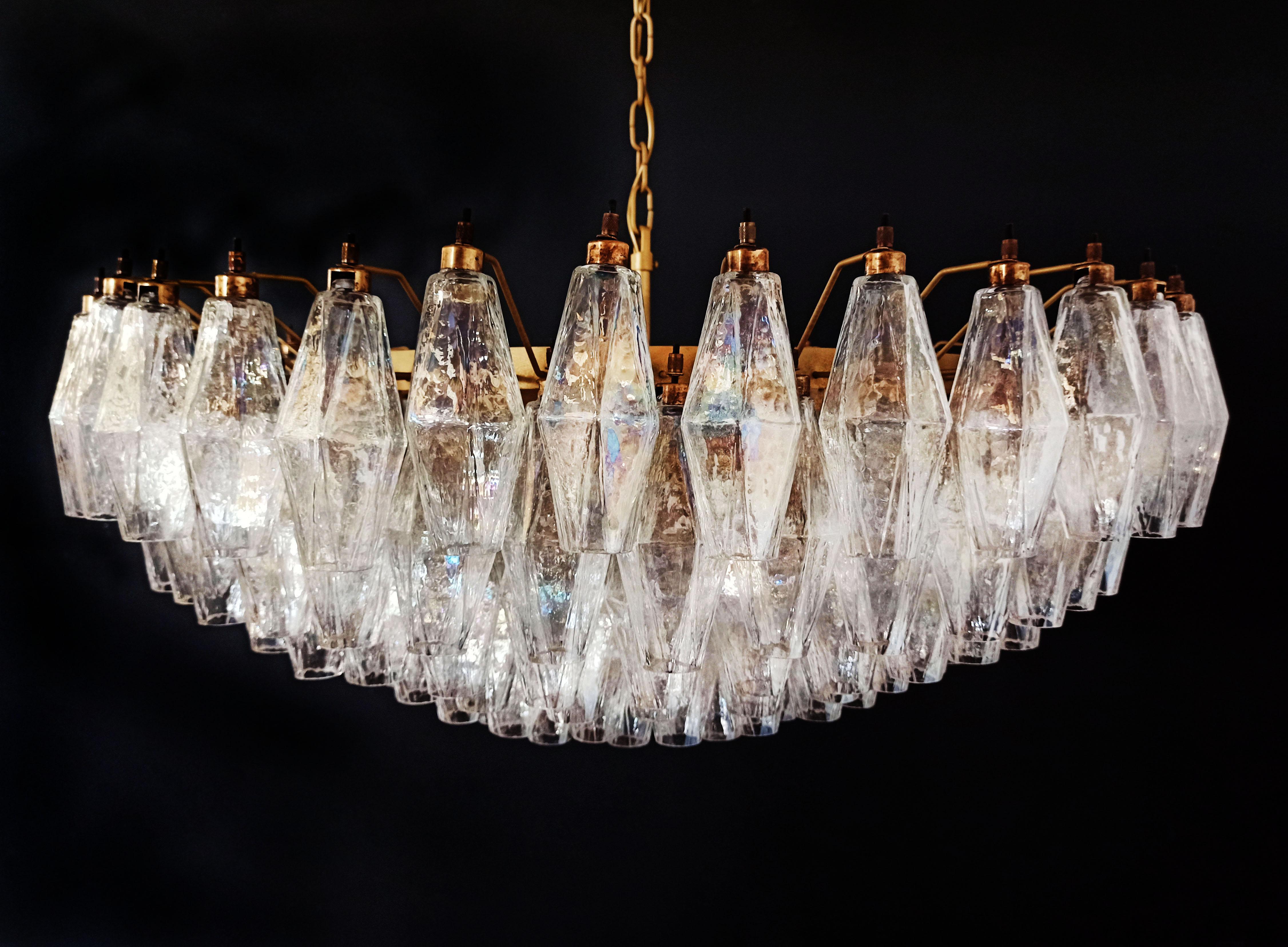 Beautiful Murano glass Chandelier - 185 iridescent glasses For Sale 12