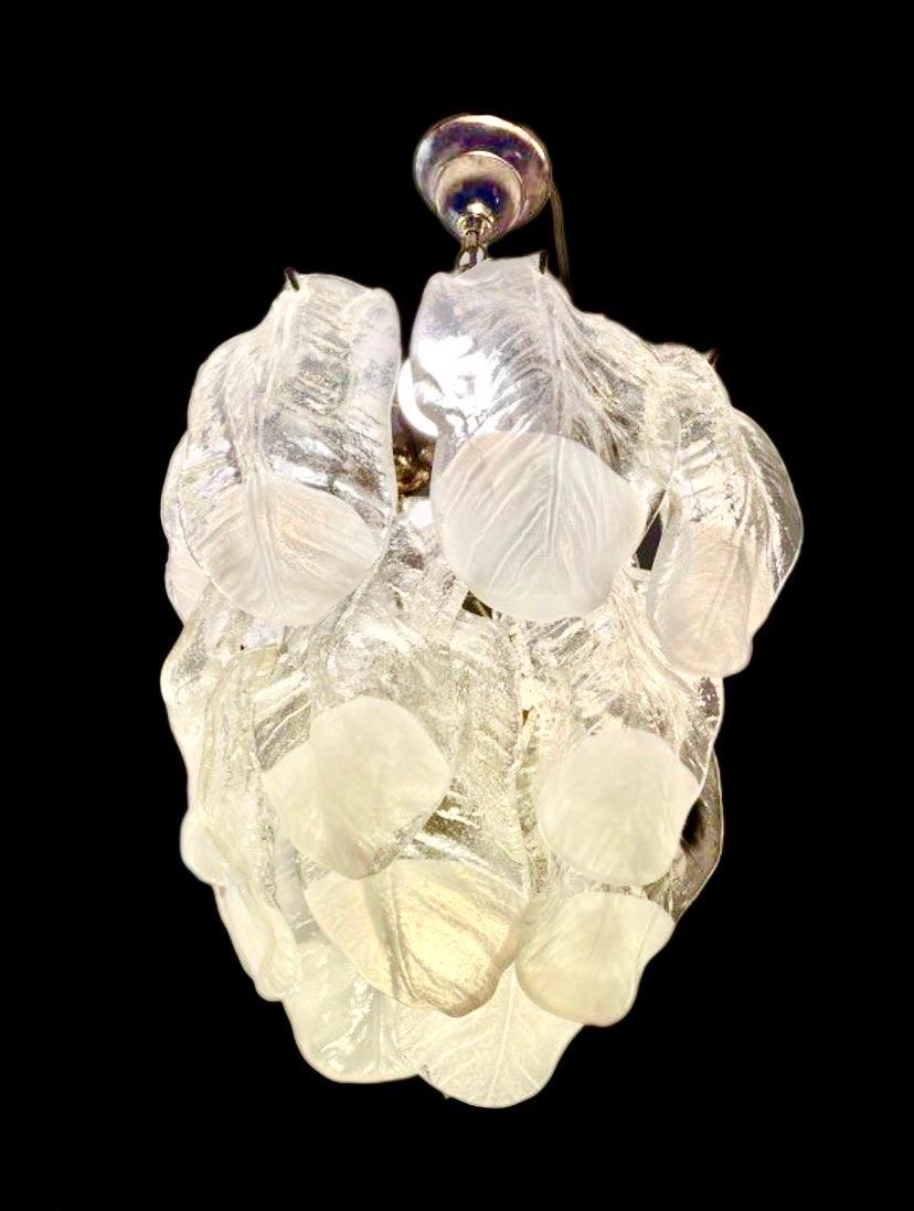 Murano glass chandelier - Mazzega -  Italy, Venice - 1970 For Sale 4