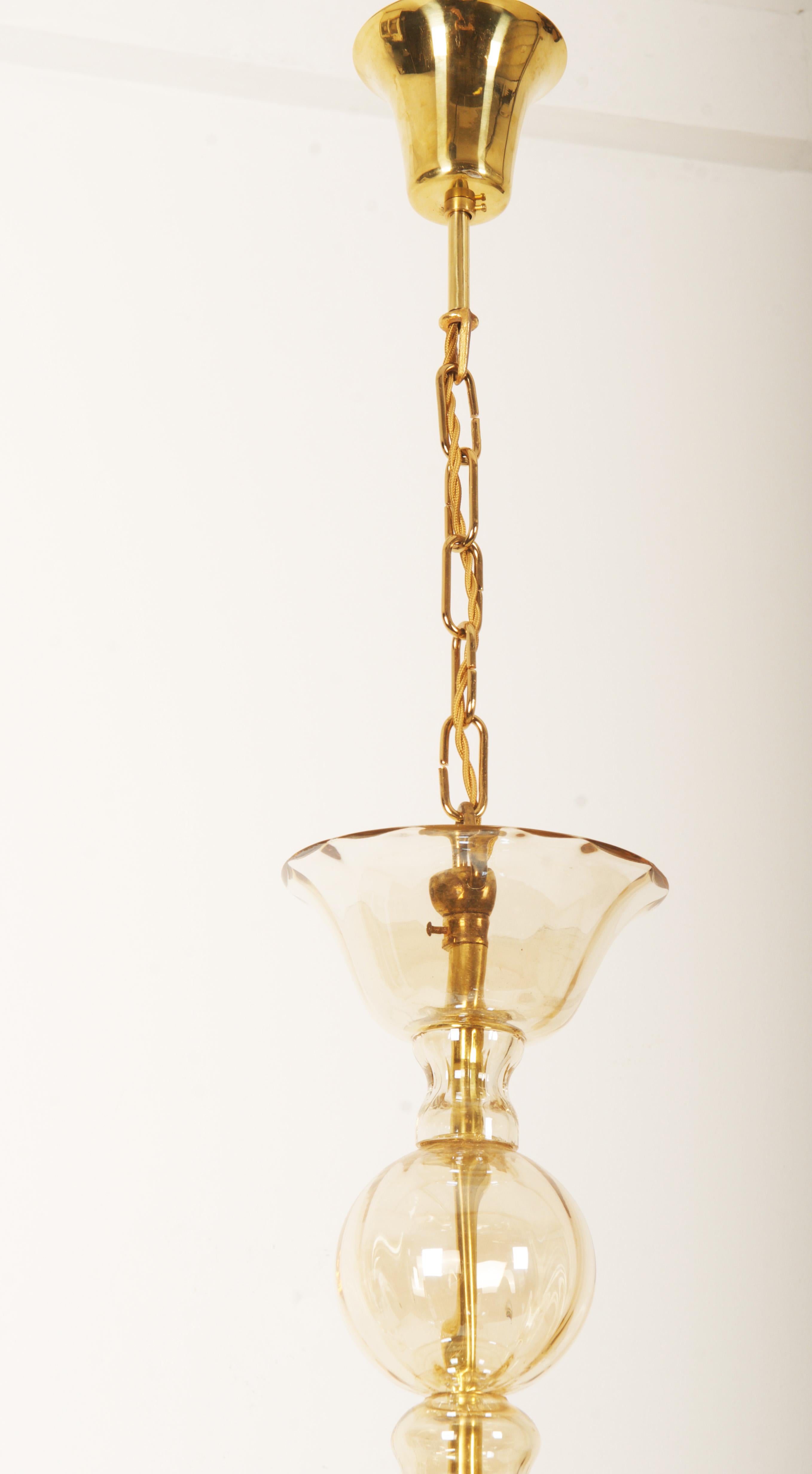 Beautiful Murano Glass Chandelier For Sale 3