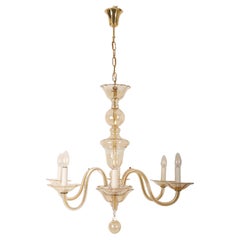 Retro Beautiful Murano Glass Chandelier