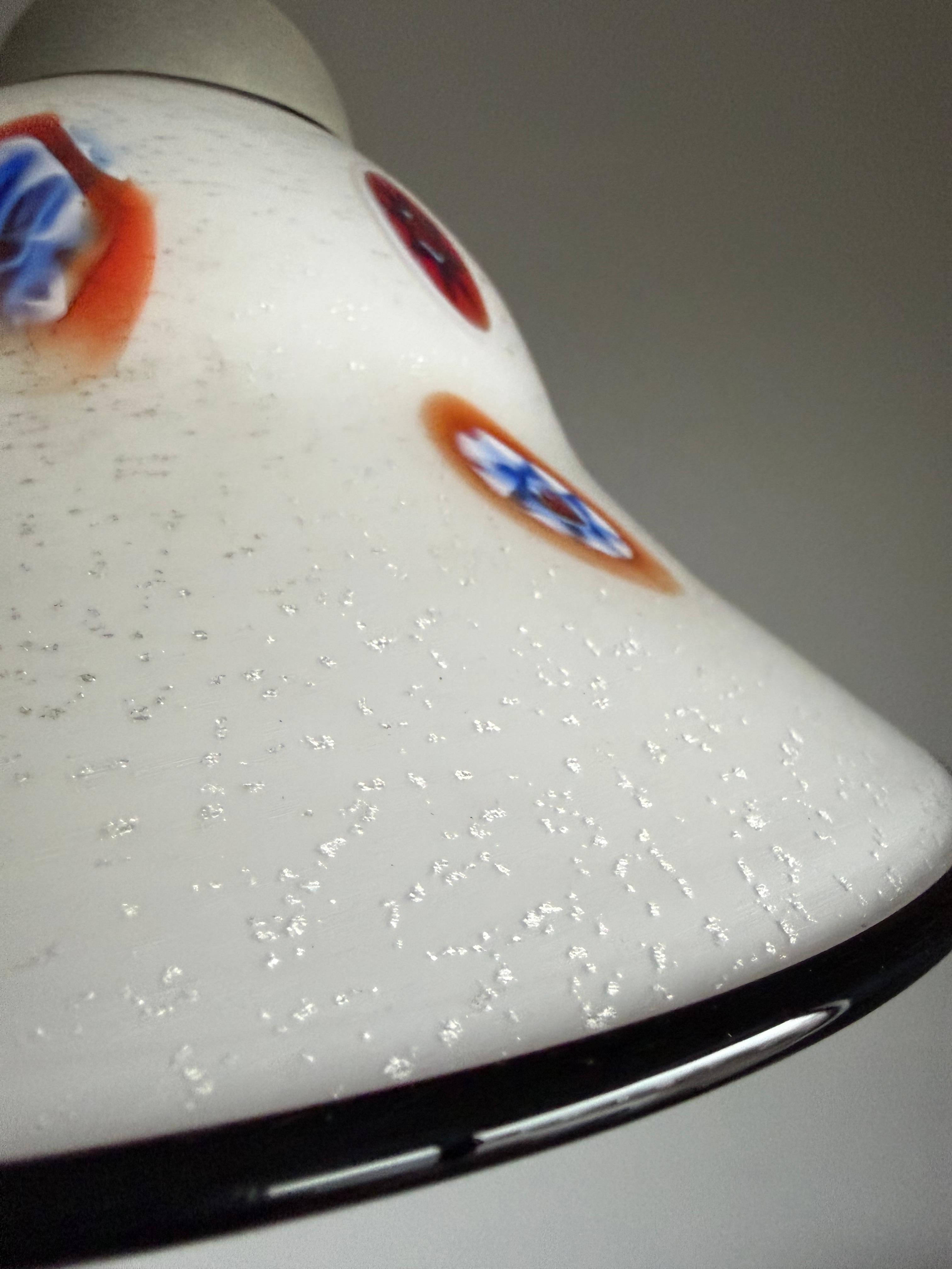 Schöne Murano-Glas-Anhänger mit bunten Murrine, Vintage Italian Lighting im Zustand „Hervorragend“ im Angebot in Lisse, NL