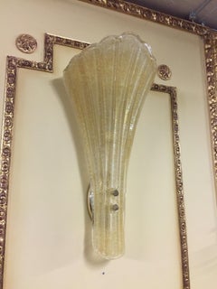 1 Beautiful Venetian  Murano Glass Wall Lamp