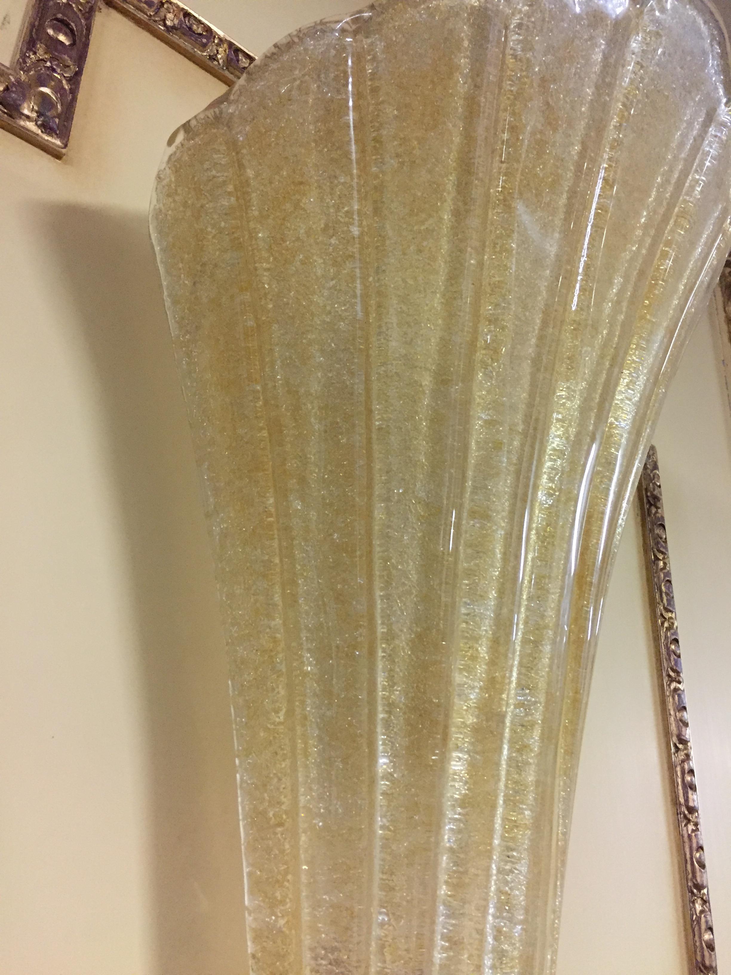 1 Hermosa veneciana  Lámpara de pared de cristal de Murano en Bueno estado para la venta en Berlin, DE