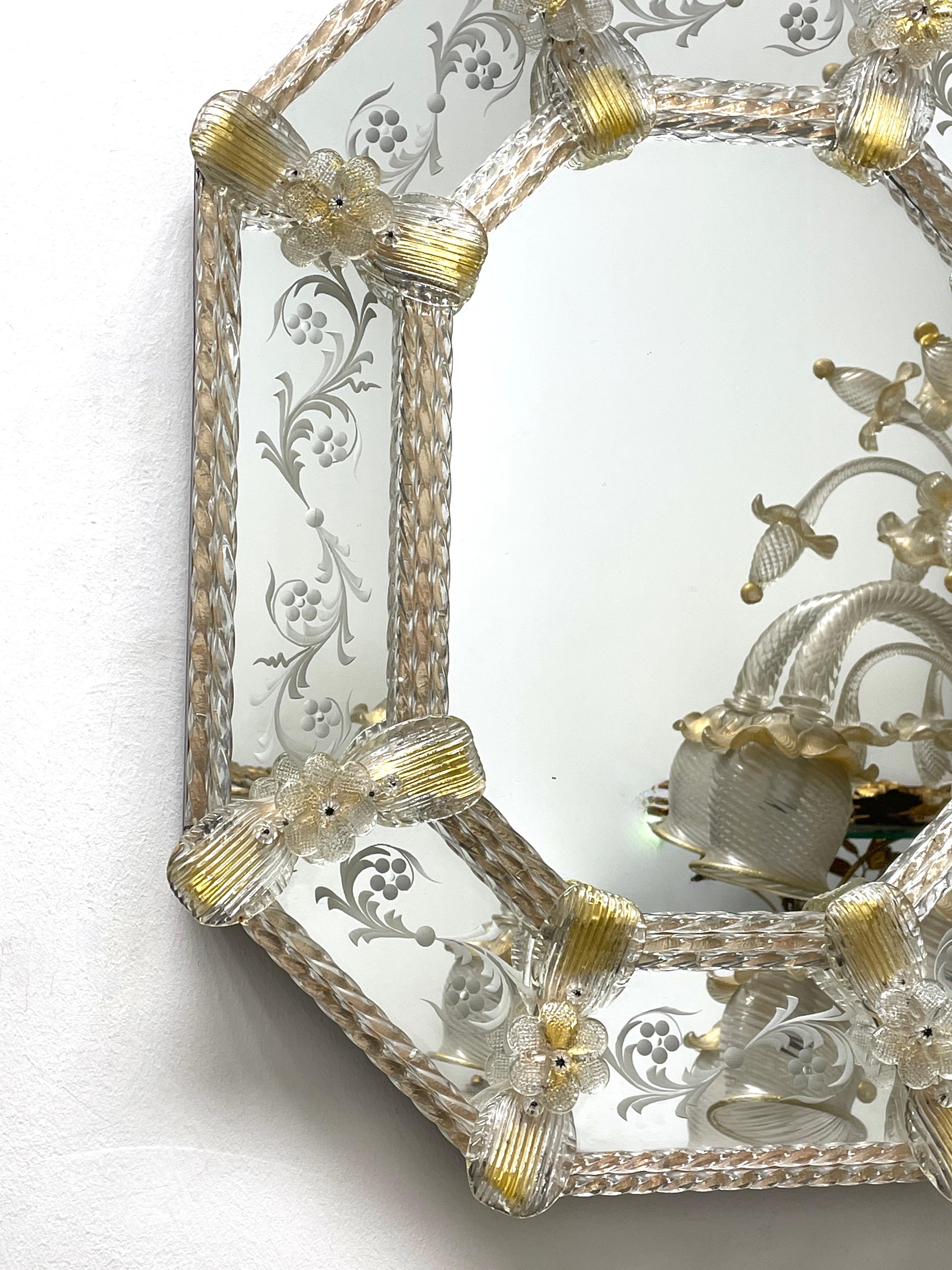 gold flake mirror